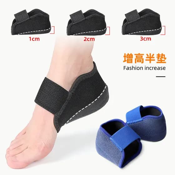Capa protetora de calcanhar invisível almofada de absorção de choque almofada de pressão Silicone antiderrapante meia al