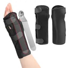 Suporte pulseira esportes suporte de mão tala pulso enrolamento pulseira bandagem ajustável