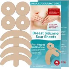 Remendo de cicatriz de Silicone sensível calmante corte feminino Trauma privado reparação de pele descartável ultrafino