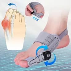 Corretor Joanete Unissex Corretor de Hallux Valgus Separador de Dedos Rotativo Corretor de Pé Ajustável FVLV