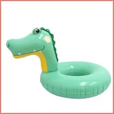 Bebê Nadar Flutuador Anel Flutuante Jangada Bonito Treinador Flutua Cervos Dinossauro Crocodilo Para Bebês Criança Poça