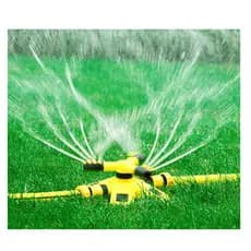 Aspersor de irrigação para agricultura, fazendas e jardins, cabeça de aspersor rotativa automática de 360 graus H6F7.