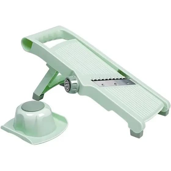 Fatiador Multifuncional De Vegetais Com Lâminas De Aço Inoxidável 304 , Cortador Manual De Alimentos Para Batata E Fruta
