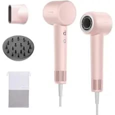 Secador De Cabelo De Viagem Dreame Gleam Para Mulheres , Soprador Alta Velocidade De 110.000 Rpm Com Difusores , Secagem