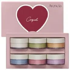 Conjunto De Presente De Limpador Facial Arencia Rice Mochi , 6 Variedades , 0.52 Onças Cada-Tamanho De Viagem , Cuidados
