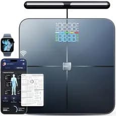 Balança de peso inteligente, balança digital de plataforma grande de 8 eletrodos para medição de ingredientes corporais