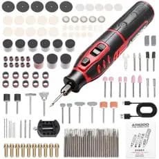 Mini Kit De Ferramentas Rotativas Sem Fio , Carregamento De 6 Velocidades E USB Com 138 Acessórios , Ferramenta Rotativa