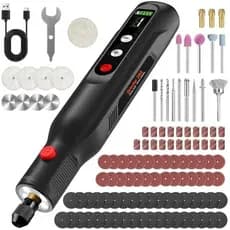 Kit De Ferramentas Rotativas Sem Fio 20000 Rpm , Caneta De Gravação Recarregável De 5 Velocidades Para Metal , Madeira ,