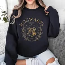 Moletom Feminino Hogwarts Harry Potter 100% Algodão Quentinho Premium