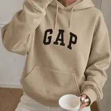 Moletom Canguru Feminino GAP Com Capuz Quentinho Básico Inverno Tendencia Promocao Envio Imediato Unissex