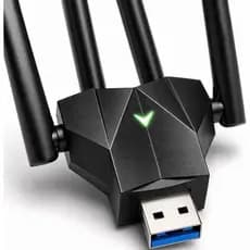Adaptador Antena Wifi Usb Dual Band 5G e 2.4G Para PC e Notebook Knup AW163 Alta Velocidade