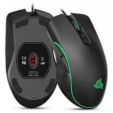 Mouse Gamer Profissional Knup MU006 3600 DPI LED Rainbow RGB 6 Botões