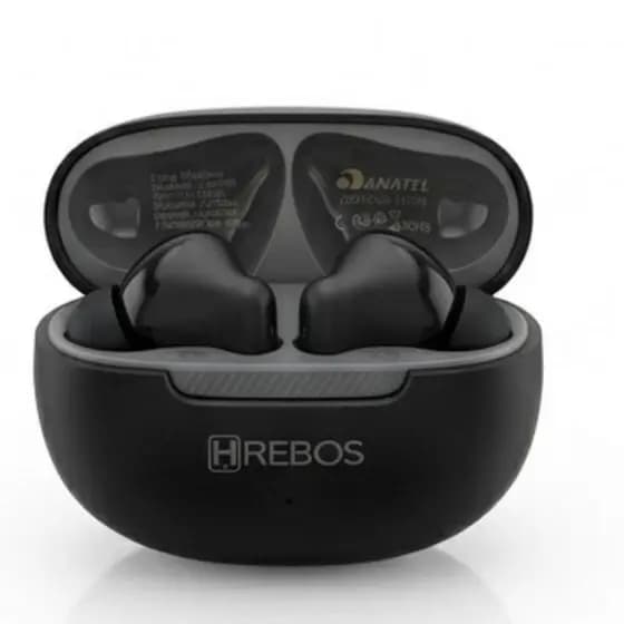 Fone de Ouvido Bluetooth tws sem fio Hrebos  Qualidade Premium e Conforto
