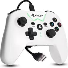 Controle Gamer Pc Usb Com Fio Joystick Dual Vibration Turbo para video game