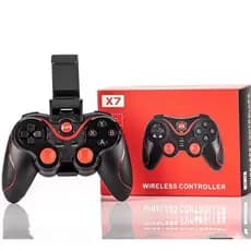 Controle Gamer Sem Fio Joystick X7 Bluetooth para Celular Android iOS PC TV Box