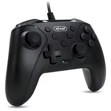 Controle USB Knup KP-CN700 para PC - Compatível com Nintendo Switch, PS3 e PC, Plug and Play