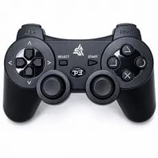 Controle Joystick Sem Fio Bluetooth Knup Bateria Recarregável P3/PC