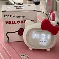 Despertador infantil Sanli Seagull Hello Kitty, mini despertador Bluetooth para dormitório de escola secundária, despert