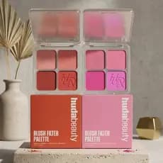 Huda Beauty Beleza Blush Filtro Sedoso Leve Luminoso Iluminador Paleta Casual Rosto Maquiagem Placa De Longa Duração