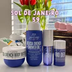 Sol De Janeiro Travel Bath Oil Loção Corporal Conjunto De Lavagem Em Spray