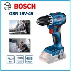 Furadeira/Corpo De Driver Sem Fio Bosch Professional GSR 18V-45 Apenas