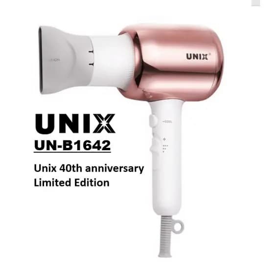 Secador De Cabelo De Edição Limitada Unix 40o Aniversário UN-B1642 2000W