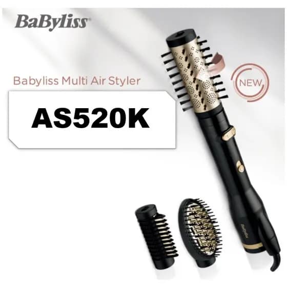 [Babyliss] Auto AS520K 40mm 3 Em 1 Multistyler Alisadores De Cabelo Ferro Styling Curling Multi Styler/Modelador Rápido