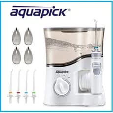 Limpador De Dentes Aquapick Water Flosser AQ-350 , Irrigador Oral Para Casa (600ml) Tanque De Água Grande Com Conjunto D