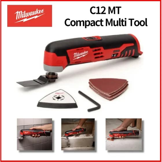 Unidade Nua Multiferramenta De Íon-Lítio Milwaukee C12 MT-0 12v M12 (Somente Corpo)