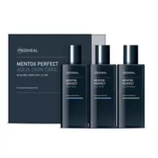 Mediheal Mentox Perfect Aqua Skin Care Set Para Homens Toner 170ml X 2 + Emulsão 170ml Da Coreia