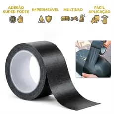 Kit De Reparo De Couro Fita Adesiva Preta Para Móveis , Sofás , Assentos De Carros , Cadeiras De Escritório