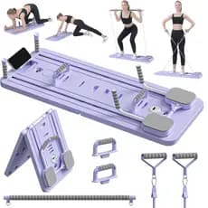 Prancha Abdominal com Auto-Rebote e Timer: Treino Completo e Silencioso para Casa