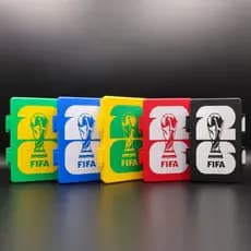 Porta Figurinhas Copa do Mundo | Organizador de Figurinhas Futebol | Opção com Nome Personalizado coleção