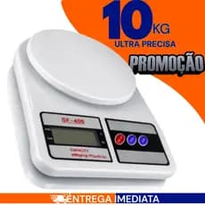 Balança Digital Alta Precisão até 10kg Cozinha Dieta Alimentos Super Precisa Nutrição Confeitaria