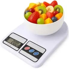 Balança de Cozinha Digital 10kg Alta Precisão Luxo Balança Culinária Digital 10kg Resistente Prática