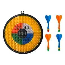 Jogo De Dardo Brinquedo Infantil Alvo Divertido 4 Dardos