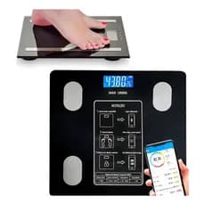 Balança Digital Corporal Em Casa Bioimpedância, Bluetooth 180kg, Balança Digital Inteligente Moderna