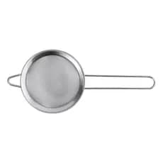 Peneira Inox 8x20,3cm Cozinha Resistente Premium Peneira de Aço Inox 8x20,3cm Multiuso Culinária