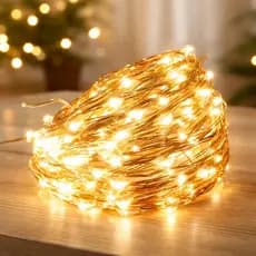 Cordão de LED 100 Leds 10 Metros Decoração Luxo Fios Premium Cordão Iluminação Decorativa resistente