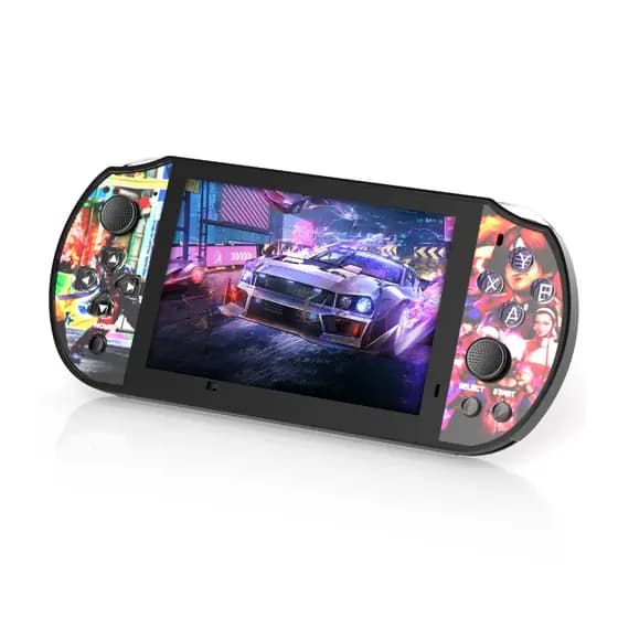 Q3 Console Portátil | 11.000 Jogos Clássicos | Multi-Emulador (PS1/GBA/Arcade) | Tela IPS 4.3" | Nostalgia e Diversão