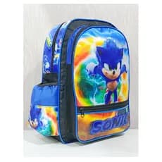 MOchila Escolar Infantil Grande Sonic