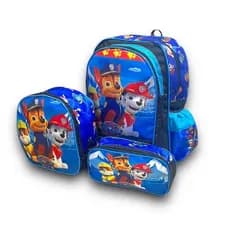 Kit Mochila+Lancheira térmica + Estojo Patrulha Canina