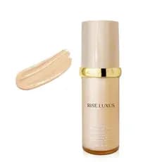 Base de Maquiagem Rise Luxus Ultrablend 4 em 1 que se adapta às mudanças de cor da pele, FPS 50, à prova d'água.