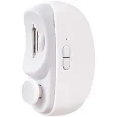 Cortador de Unhas Elétrico 2 em 1 Saker, Silencioso, com Polidor e Coletor de Pó, Luz LED, Duas Velocidades, Recarregáve