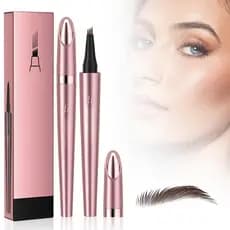 Caneta para Sobrancelhas Microblading à Prova d'Água 2025, Novo Lápis de Sobrancelhas Microblading com 4 Pontas, Lápis d