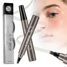 Lápis de Sobrancelha Microblading 2025 Novo, Aprimorado, 3D, à Prova d'Água, com 4 Pontas, Lápis Mágico para Sobrancelha