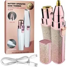 Blissean Facial ShaverGlow Trim Facial Shaver2 em 1 Dispositivo de Remoção de Pelos Faciais e de Sobrancelhas pa