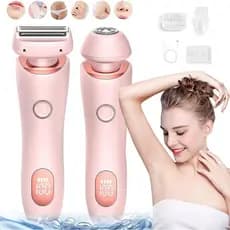 Vantique Shaver 2025 Novo Glowbabe on The Go Depilador Feminino com Cabeça Dupla, Aparelho de Barbear Elétrico Recarregá
