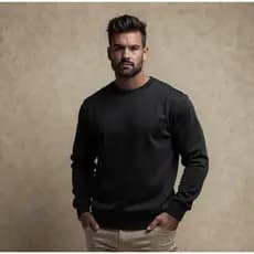 Blusa De Frio Masculina Blusa MoletomGola Careca  Agasalho Masculino Blusa Masculina Gola Reforçada Moletom Premium