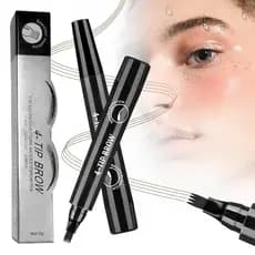 Lápis de Sobrancelha para Microblading para Mulheres, Caneta para Sobrancelhas com Ponta MicroFork para um Visual Natur